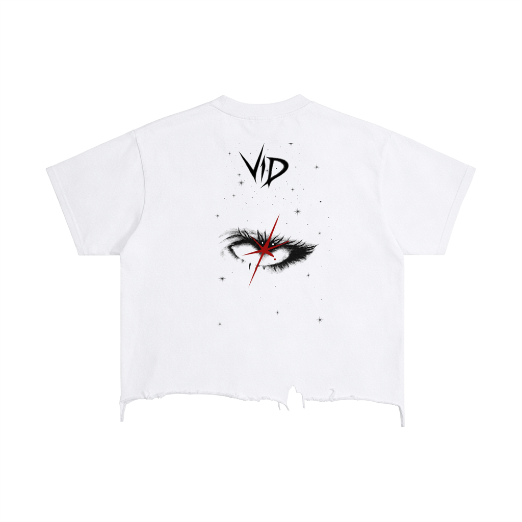 Vintage Wash Boxy Distressed Hem T-Shirt