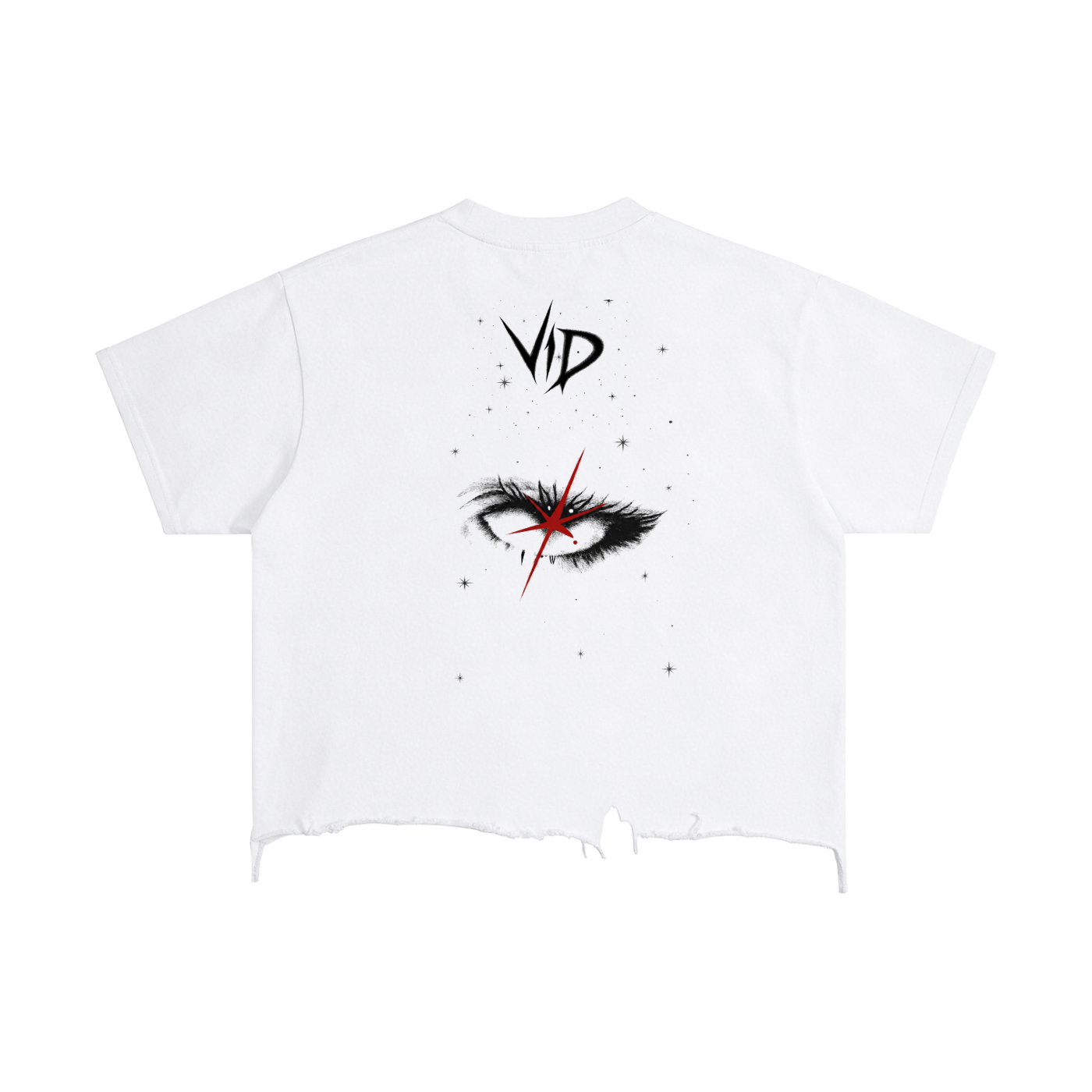 Vintage Wash Boxy Distressed Hem T-Shirt