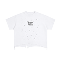 Vintage Wash Boxy Distressed Hem T-Shirt