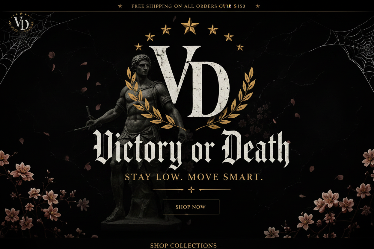 Victory Or Death Hero Banner